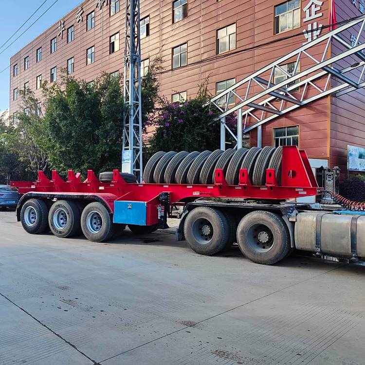 9米钢卷三位运输挂车与10米热轧钢材运输半挂车 专业化定制提升物流效能